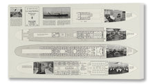 Load image into Gallery viewer, S.S. Matsonia Cabin Plan, 1928