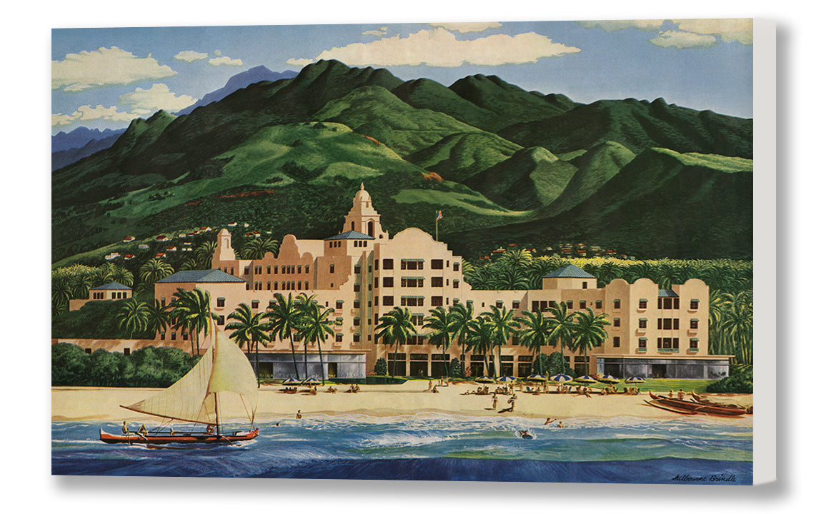 The Royal Hawaiian Serene Landscape, 1947