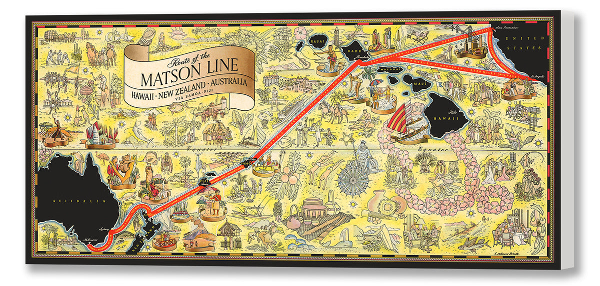 Ｍａｔｓｏｎ Ｌｉｎｅ マトソン ライン ヴィンテージ ブックレット！！ RouteoftheMatsonLine_3D_b21739