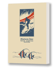 Load image into Gallery viewer, Matson Line Hawaii, South Seas Surfer