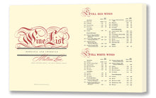 Load image into Gallery viewer, Wine List, Matson Lines, 1940