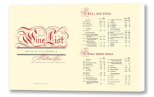 Load image into Gallery viewer, Wine List, Matson Lines, 1940