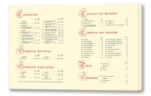Load image into Gallery viewer, Wine List, Matson Lines, 1940, Champagnes & Cordials