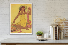 Load image into Gallery viewer, Lei Maker, Hawaii, Matson Lines Menu Cover, 1940s