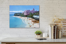 Load image into Gallery viewer, Royal Hawaiian on the Beach at Waikiki, Matson Lines Photograph, Late 1940s