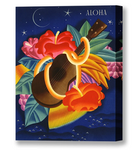 Load image into Gallery viewer, Aloha Ukulele, Matson Lines Menu Cover, 1930s