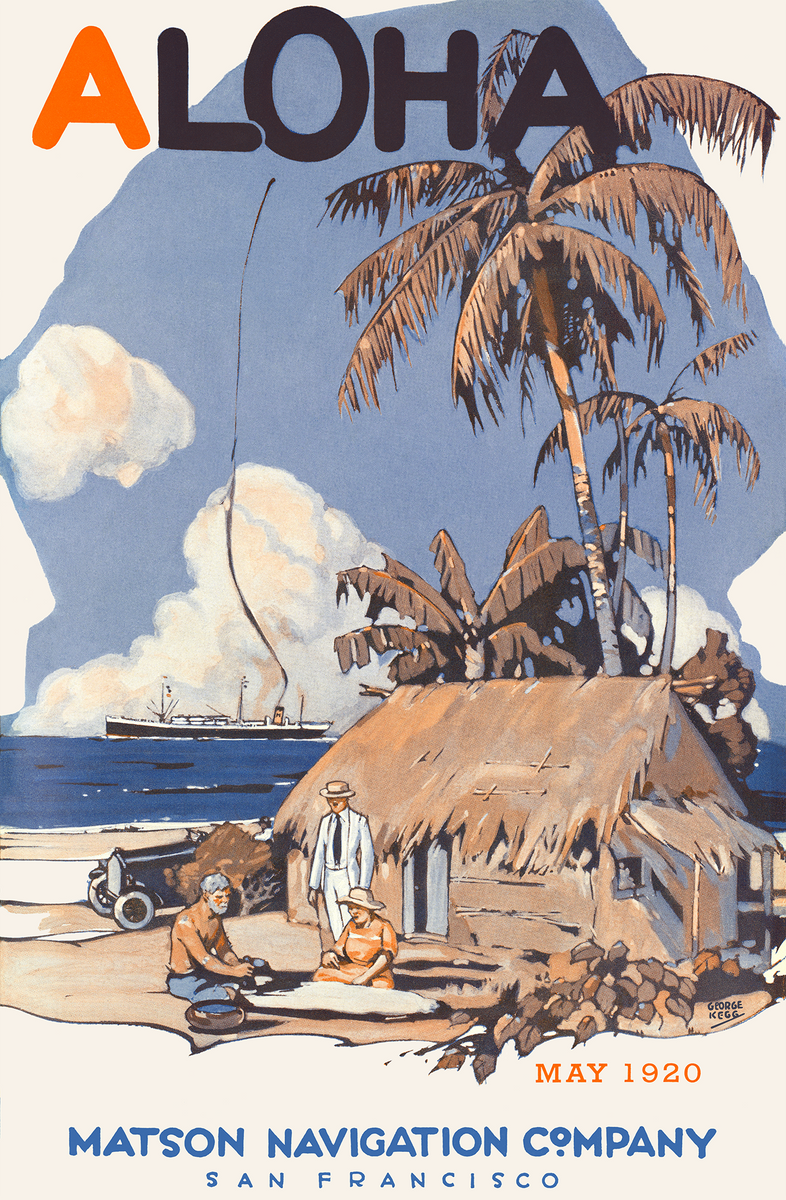 Aloha, May 1920, Matson Lines Magazine Cover