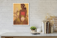 Load image into Gallery viewer, Hula Dancer, Hawaii, Matson Lines Menu Cover, 1947