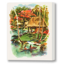 Load image into Gallery viewer, Samoa, Matson Lines Menu Cover, 1961