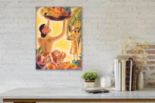 Load image into Gallery viewer, Tropical Fruit Platter, Matson Lines Menu Cover, 1930s