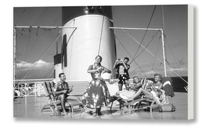 Hula on the S.S. Lurline, Matson Lines Photograph, 1950s