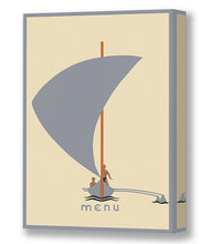 Load image into Gallery viewer, A Night in Hawaii, S.S. Lurline Menu Cover, 1935