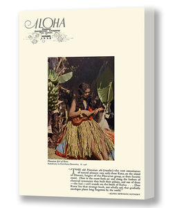 Aloha, November 1926, Matson Lines Magazine Cover