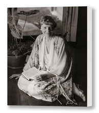 Load image into Gallery viewer, Amelia Earhart in a Kimono Robe, Portrait, Waikiki, 1935