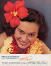 Load image into Gallery viewer, Hawaii, Songs of Her Heart, Matson Lines Advertisement, 1938
