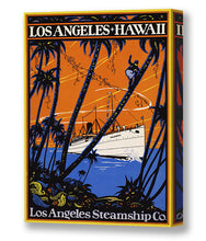 Load image into Gallery viewer, Los Angeles to Hawaii Steamship Co., 1928
