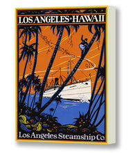 Load image into Gallery viewer, Los Angeles to Hawaii Steamship Co., 1928