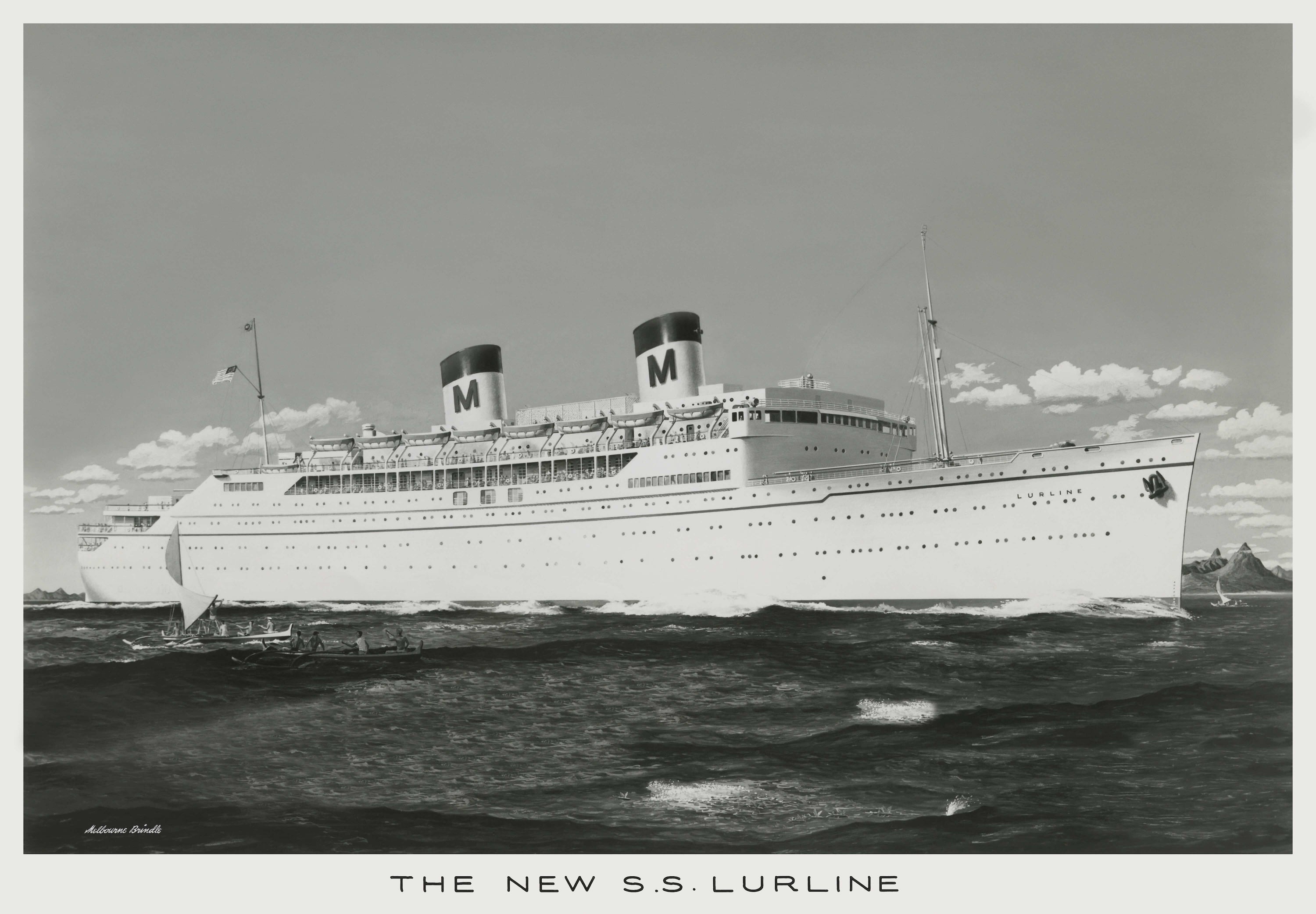 The New S.S. Lurline, 1947