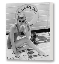 Load image into Gallery viewer, Sunbathing At Sea, Matson Lines Photograph, 1951