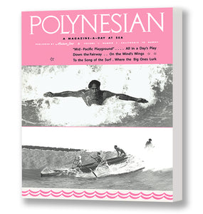 Polynesian Mid-Pacific Playground, Matson Lines Magazine Cover, 1939