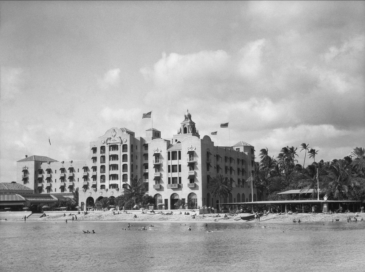 Royal Hawaiian Hotel, Matson Lines Photograph, 1927