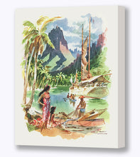 Load image into Gallery viewer, Tahiti, Matson Lines Menu Cover, 1960