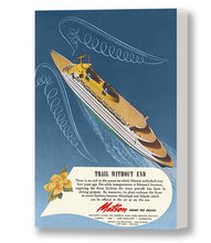 Load image into Gallery viewer, Trail Without End, Matson Lines Advertisement, 1946