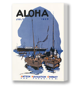 Aloha, July 1920, Matson Lines Magazine Cover