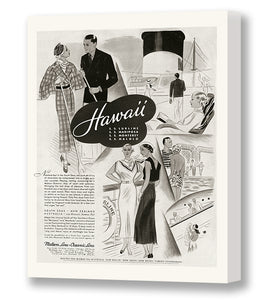 South Seas Fashion, Matson Lines Advertisement, 1934