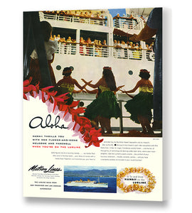 Hula Boat Day, Matson Lines Advertisement, 1952
