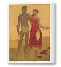 Load image into Gallery viewer, Fisher Man, Hawaii, Matson Lines, Menu Cover, 1947