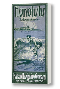 Honolulu, The Tourists Paradise, Matson Lines Brochure Cover, 1913