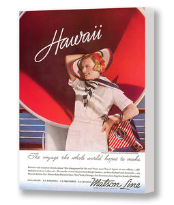 Hawaii, The Voyage, Matson Lines Advertisement, 1935