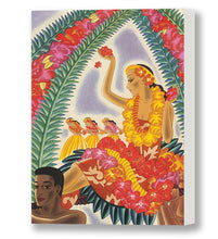 Load image into Gallery viewer, Hula and Lei, Matson Lines Menu Cover, 1930s