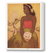 Load image into Gallery viewer, Hula Dancer, Hawaii, Matson Lines Menu Cover, 1947