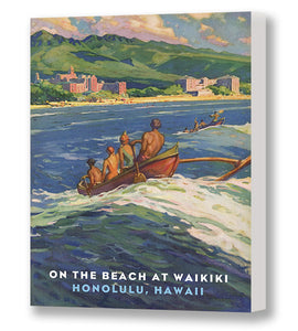 Outrigger to Waikiki, Matson Lines Brochure Cover, 1930s