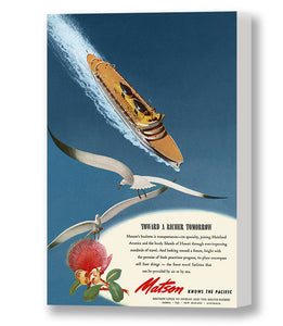Toward A Richer Tomorrow, Matson Lines Advertisement, 1946
