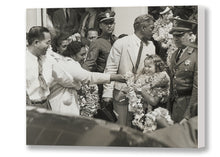 Load image into Gallery viewer, Shirley Temple Aloha Tower Arrival, Matson Lines Photograph, 1937