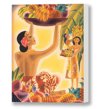 Load image into Gallery viewer, Tropical Fruit Platter, Matson Lines Menu Cover, 1930s