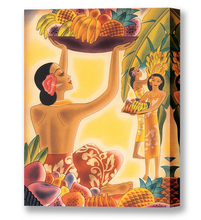 Load image into Gallery viewer, Tropical Fruit Platter, Matson Lines Menu Cover, 1930s