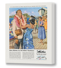 Load image into Gallery viewer, A Warm Welcome, Matson Lines Advertisement, 1958
