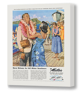A Warm Welcome, Matson Lines Advertisement, 1958