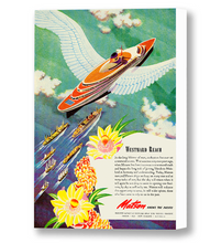 Load image into Gallery viewer, Westward Reach, Matson Lines Advertisement, 1944