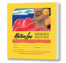 Load image into Gallery viewer, Luggage Tag Hawaii South Seas, Matson Lines, 1930s