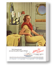 Load image into Gallery viewer, Perfect Voyage to Hawaii, Matson Lines Advertisement, 1938